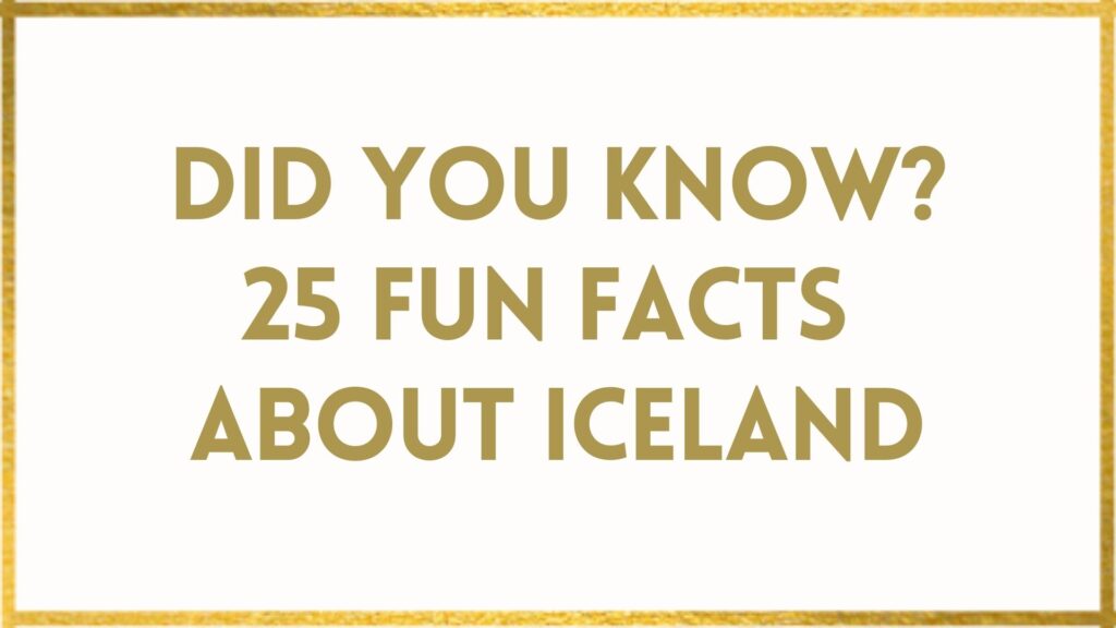 facts about Iceland